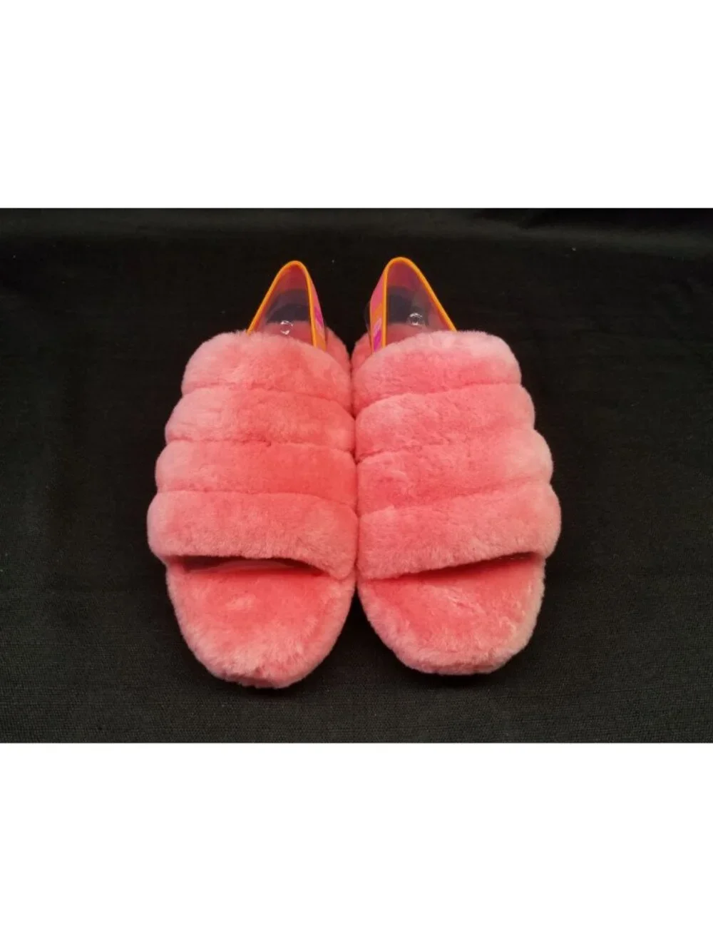 UGG Girls Fluff Yeah Slippers Slides Pink Size 6 NEW IN BOX!